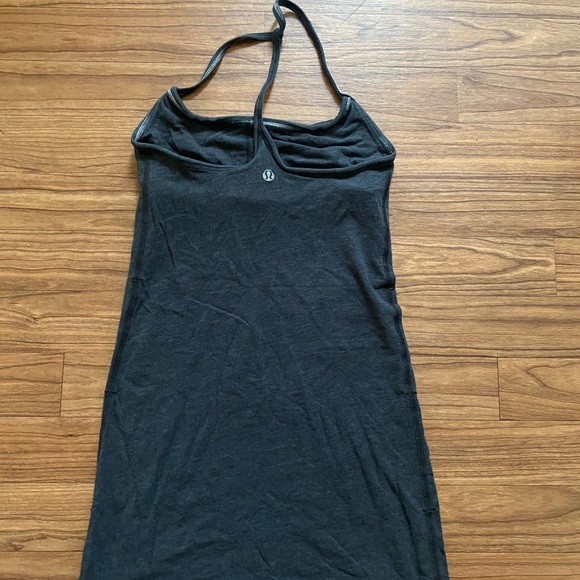 Lululemon Athletica Charcoal Tank Top Diversity Tank Shelf-bra gray - Picture 4 of 4